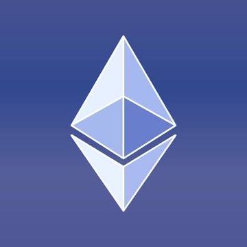 The image features the Ethereum logo—a stylized geometric diamond/octahedron design in light blue—set against a blue gradient background, visually representing Ethereum as the focus of the post's discussion about ecosystem-driven growth and investor confidence.