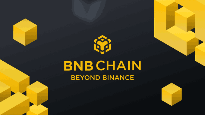 BNB Chain's logo displayed with the tagline "BEYOND BINANCE," alongside the caption highlighting the project's legal action against a former employee who allegedly misused a tutorial wallet to launch an unauthorized memecoin.