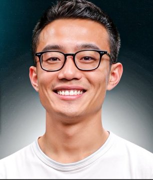 A young man with glasses and a bright smile is shown in a headshot photo against a gradient background, visually anchoring a post that expresses strong confidence in $ASTER while acknowledging respect for Hyperliquid's product.