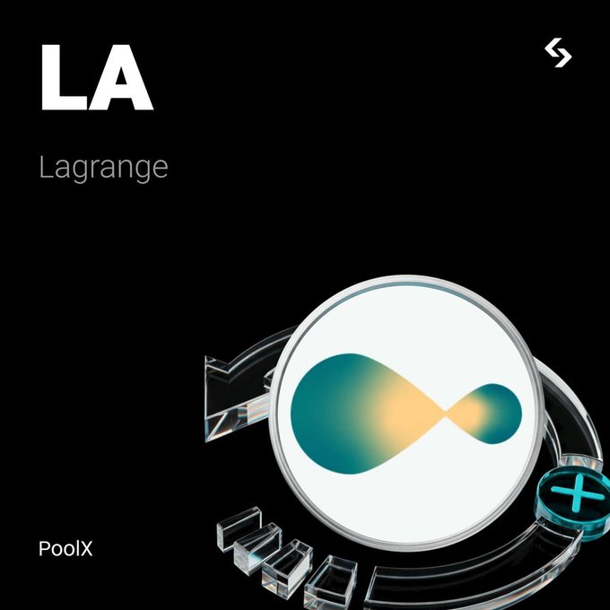 A digital graphic displays 'LA' and 'Lagrange' alongside an infinity symbol logo with 'PoolX' at the bottom left.