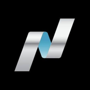 The image shows a metallic silver "N" logo with a teal accent on a black background, representing the Nasdaq stock exchange. The logo ties to the accompanying post about Nasdaq filing a proposed rule change with the SEC to expand crypto ETF options listing standards.