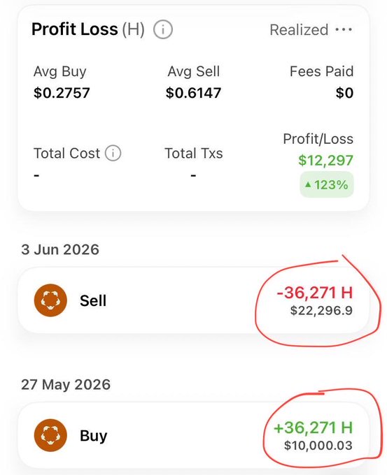 The image shows a phone screen displaying two tabs of information related to trading or stock market activity. One tab displays the current value of stocks, including one company's shares worth $36, Seventh-Eight Billion H. The other tab shows a screenshot from an app named "profit loss" that has generated a profit of $32,717. This post was posted on a trading platform called tradingtomatoes.com. It is likely about trading strategies or news related to the stock market.