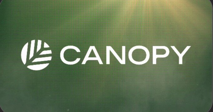 A green sign or logo displays the word 'CANOPY' in white text alongside a circular tree icon.