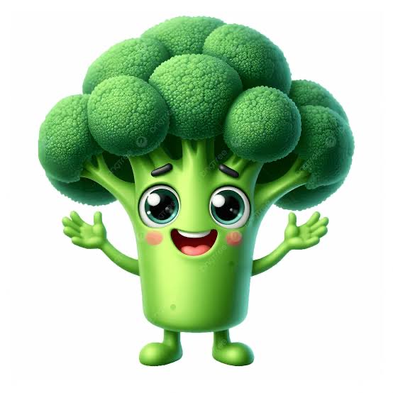 A cheerful cartoon broccoli mascot with big eyes and outstretched arms appears next to the announcement about the $BROCCOLI token's new "Pay Per Thesis" initiative on Robinhood Launchpad, visually embodying the playful, meme-driven branding of the project.