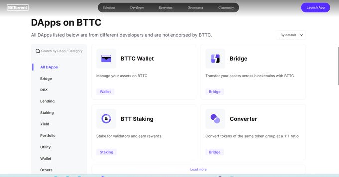 The image presents an overview of the DAAPs (Digital Asset Platforms) platform for Bitcoin transactions. It details a variety of options available within this platform, including Btc staking, transaction conversion, and user profiles. The screen displays text on what the application provides, highlighting its purpose and features to potential users. The post emphasizes the importance of an active community and developer ecosystem in developing innovative applications for the blockchain technology.
