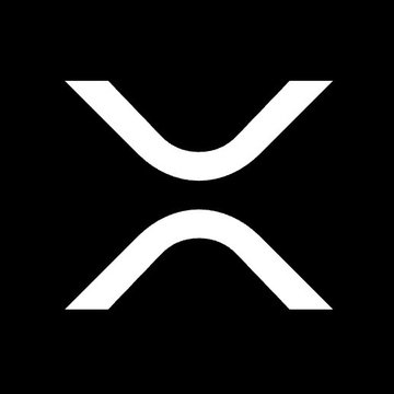 A stylized white "X" symbol (the Ripple/XRP logo) is centered on a black background. The post announces a bullish forecast that XRP will reach $1.30 this year, aligning with the displayed cryptocurrency's branding.