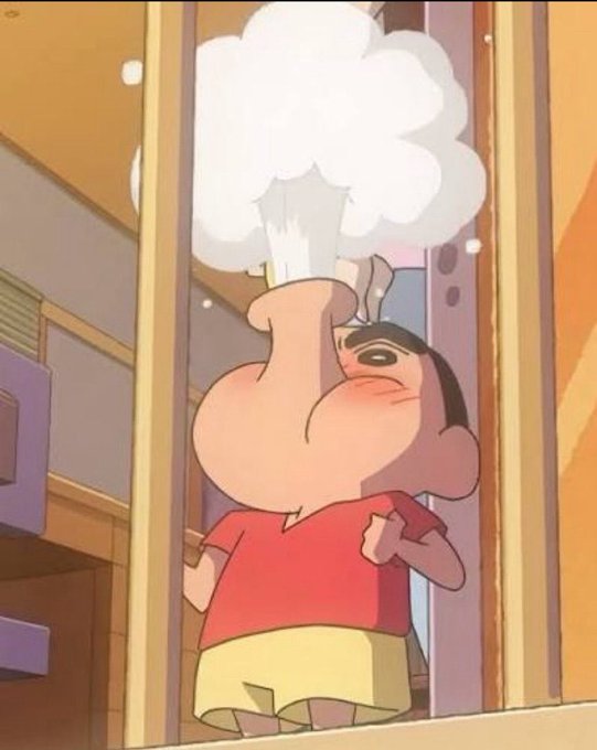 An animated character with puffed-out cheeks blows a large cloud of air upward through a doorway, humorously shouting out a high temperature reading. The accompanying text shares an Ethereum wallet address alongside the playful "whoosh whoosh" and "shout out the temperature" caption, likely referencing the character's exaggerated breath as a metaphor for hot or steamy market conditions.