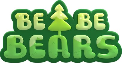 A green 3D-style graphic logo featuring the text 'BE BEARS' with a pine tree design in the middle.