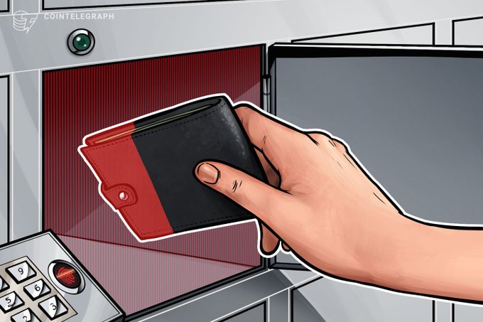 A Cointelegraph illustration of a hand holding a wallet being scanned by a security camera.