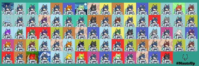The image features a long row of identical cat characters, each with different colored fur patterns. The cats are arranged in a straight line, creating an impressive display that captures attention. The caption below the image reads "212 IS ALREADY ON THE MOON #crofam CHOOSE YOUR FACTION!!!". This message encourages viewers to choose their preferred character from the row of identical cats and share it with others on social media platforms.