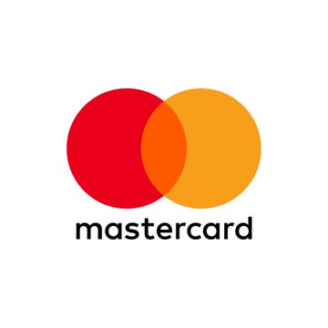 The image shows the Mastercard logo, featuring two overlapping circles—one red and one yellow-orange—above the lowercase "mastercard" wordmark, directly illustrating the company at the center of the news about its $1.8B acquisition of stablecoin infrastructure firm BVNK.