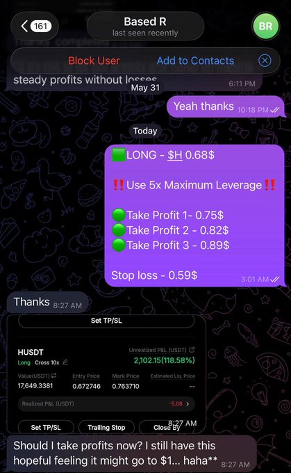 The image features a text-based conversation or post on social media that discusses various investment strategies with a focus on cryptocurrency trading, particularly Bitcoin. There's a message from someone who shares some of their past experiences using premium Bitcoin trading apps and expresses excitement about potentially making more than $5K in profits through the use of such tools. The image also contains text discussing different methods to invest in Bitcoin or crypto, providing a visual representation that connects with the content in the post.