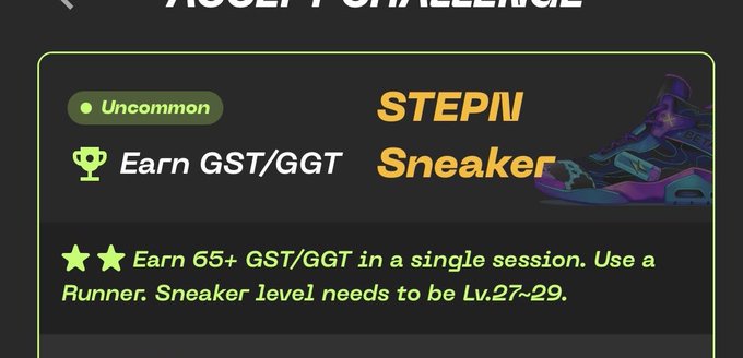 The image shows a pair of sneakers with purple, blue, and green colors. The caption reads "I wish they'd at least make it shoes level 27 or higher~ Why can't level 30 shoes be used?". This suggests that the sneakers are not up to the standard for a runner's shoe level, which is typically around 26mm.