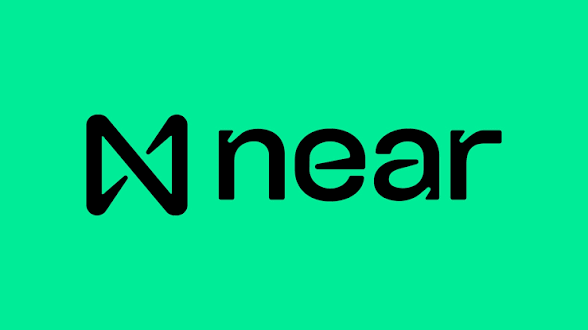 The image features a logo for "NEAR" written in black letters against a green background. Below the logo, there's text that reads "This vision for $NEAR in 3 years is pure fire. Start small today, stack consistently, and watch your holdings Unlock real freedom, from peace of mind to shaping the future." The image also includes an image of a stack of money, which further emphasizes the concept of investing and growing wealth over time.