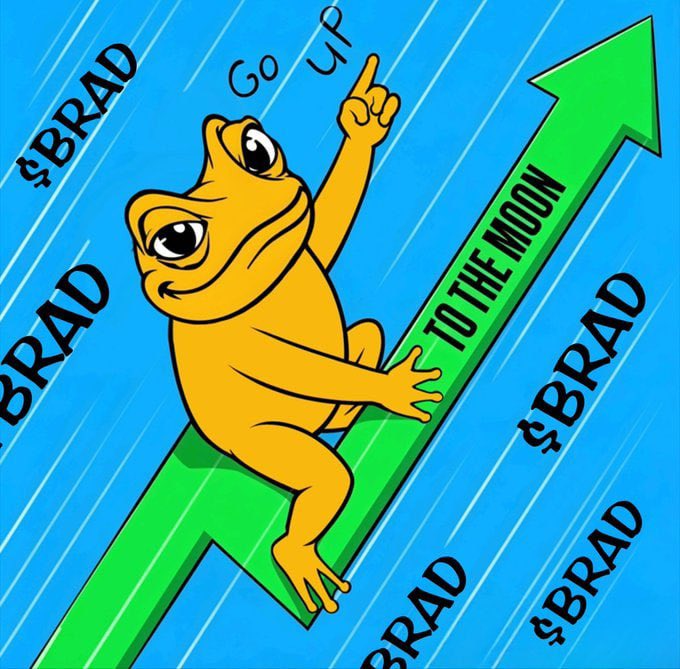 The image features a cartoon frog sitting on top of an upward-moving green arrow, with the text "Go Up" written above the frog's head. The background of the image is blue, which contrasts nicely with the yellow color of the frog. The overall composition and use of colors create a playful and engaging visual experience for the viewer.