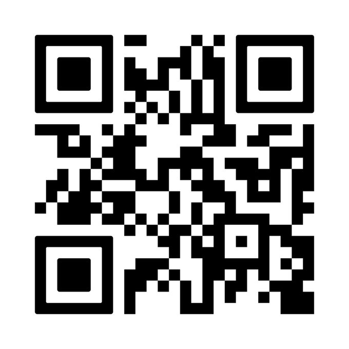 A standard black and white QR code on a white background.