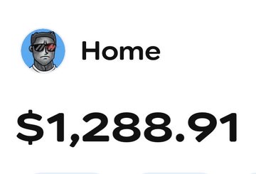 The image shows a wallet icon that has been placed over $1,288.91 worth of cryptocurrency, which appears to be Bitcoin. The text below the wallet icon indicates that every donation sent through this platform contributes 100% securely towards an animal charity.
