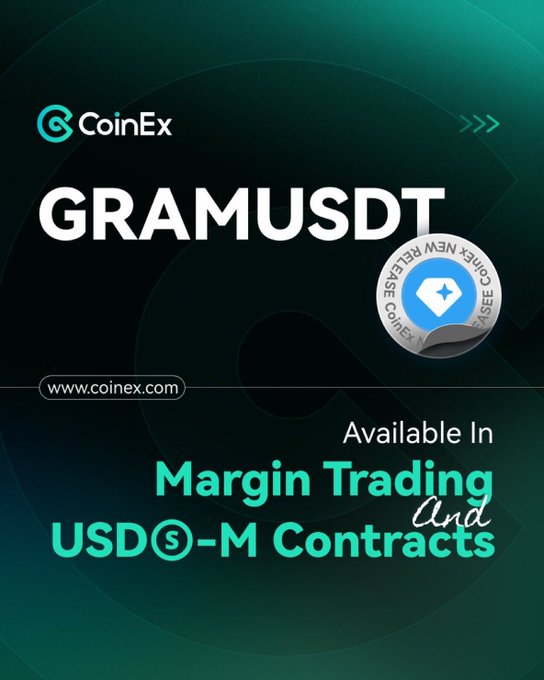 "CoinEx is now live on Margin Trading and Futures Trading," The image displays a graphic of CoinEx's logo, followed by an explanation about the new feature for trading both Margin Trading and Futures Trading with leverage.