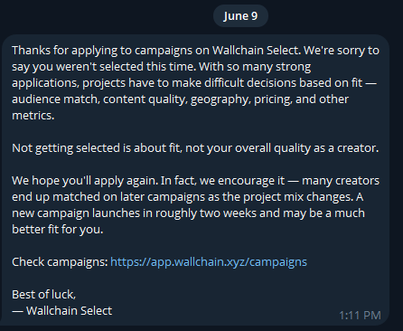 In this image, there's a conversation between two individuals discussing campaigns related to Wallchain NFTs or coins. The text of their chat shows that many accounts are currently engaging with the offers provided by Wallchain NFT, and they're also receiving deals for them. The email ends by stating "Guess what? So many accounts don' t even hold a Wallchain NFT". This implies that the users have not yet obtained an account on Wallchain NFT or their account may be inactive. Focus on this context to understand the message related to campaigns and Wallchain NFTs in the image.