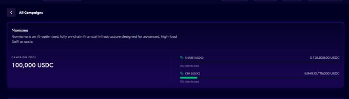 In the image, there's an infographic that highlights different Web3 reward systems with their features. The infographic specifically focuses on the system called "Nomisma Network Season 3", which appears to have a unique feature known as the "Wallet Score". This Wallet Score uses AI and real-world activity to evaluate participation in the platform. It seems like a modern and intelligent approach to rewarding users within the Web3 ecosystem rather than relying on simple hype or trends.