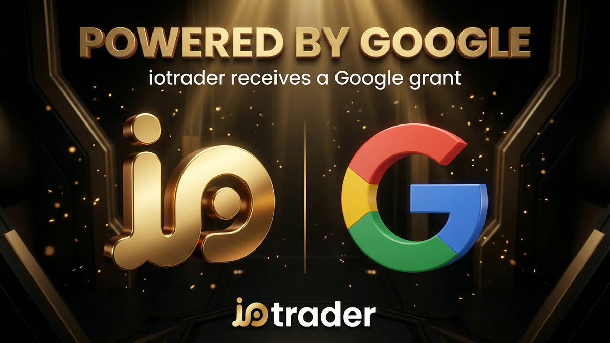 "HUGE news. #IOtrader is now powered by google."