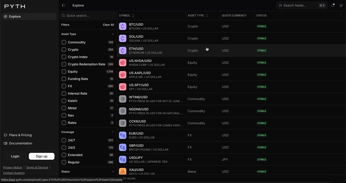 The image shows a computer screen displaying a spreadsheet with various data points related to cryptocurrency trading. The spreadsheet contains information about different cryptocurrencies, their prices, and market trends. The text "Most people still think Pyth is just another oracle." suggests that some people may not fully understand the significance of Pyth in the world of cryptocurrency trading. On the other hand, it highlights how Pyth has become an essential tool for financial players to analyze and make decisions about investing in various cryptocurrencies.