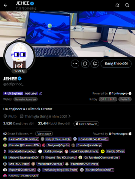 A screenshot of a Discord server called 'JEHEO' featuring channels like 'UK Engineer & Fullstack Creator', 'Hexstuckers', 'Hexbugs', and 'Soul&IslandsOfficial', powered by Frontrunrs.