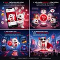 The image showcases four promotional graphics for "TRON Independence Day" featuring a "8" anniversary theme with rocket and central icon motifs, alongside a 2023 timeline celebration, accompanied by a Vietnamese caption congratulating TRON's 8-year journey of decentralization and community growth since its mainnet launch.