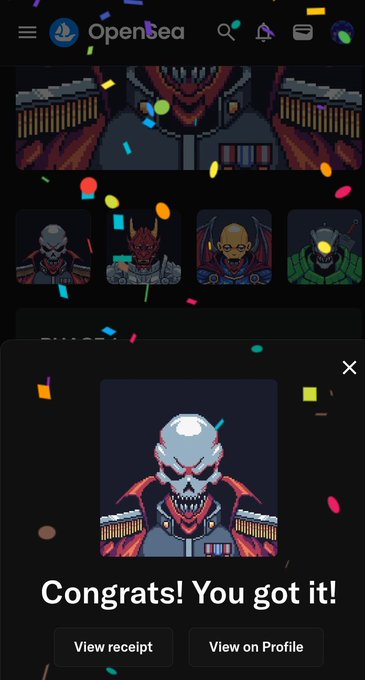 The image shows a phone screen with two different posts displayed, one of which is a video game screenshot featuring a character wearing a helmet and holding a gun. The other post is about receiving a reward for completing a task or challenge within the game. The text on both posts indicates that the user has been successful in their efforts.