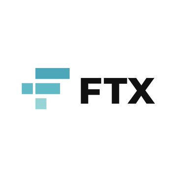 The image shows the FTX logo, featuring teal and light blue rectangular blocks alongside the bold black "FTX" text, which directly relates to the announcement about the FTX estate distributing nearly $900 million in crypto to creditors in its fifth payout round on July 31.