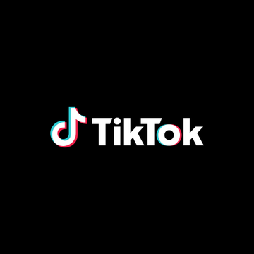 The TikTok logo is prominently displayed against a black background, matching the article's reference to "TikTok's US iPhone app" and its hidden code exploring peer-to-peer payments via direct messages.