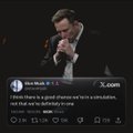 A thumbnail image of Elon Musk wearing a suit and pointing his finger at the camera, with a play button overlay and a channel banner below reading "The Mick."