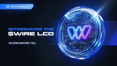A dark promotional graphic reads “INTRODUCING THE SWIRE LED” and “ACCESS BEFORE YOU…” beside a glowing blue circular logo with a neon-style “W” in the center.