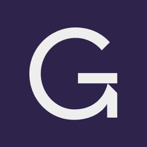 A minimalist dark purple square features a stylized light gray letter "G," serving as the Grayscale logo that ties directly to the announcement of Grayscale's $ZCSH spot ZEC ETF beginning trading on NYSE Arca.