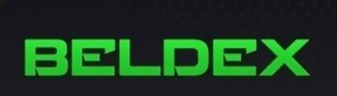 The image displays the word "BELDEX" in bold green stylized letters on a dark purple patterned background, serving as the logo for the Beldex cryptocurrency project featured in the post about privacy-focused features.