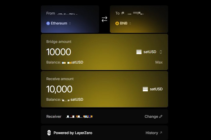 This image displays a screen showing the balances of three top tier decentralized bridges - Etherium, Bitcoin Balance and RBNB. The balances are $1000, $10,000 and $5,000.