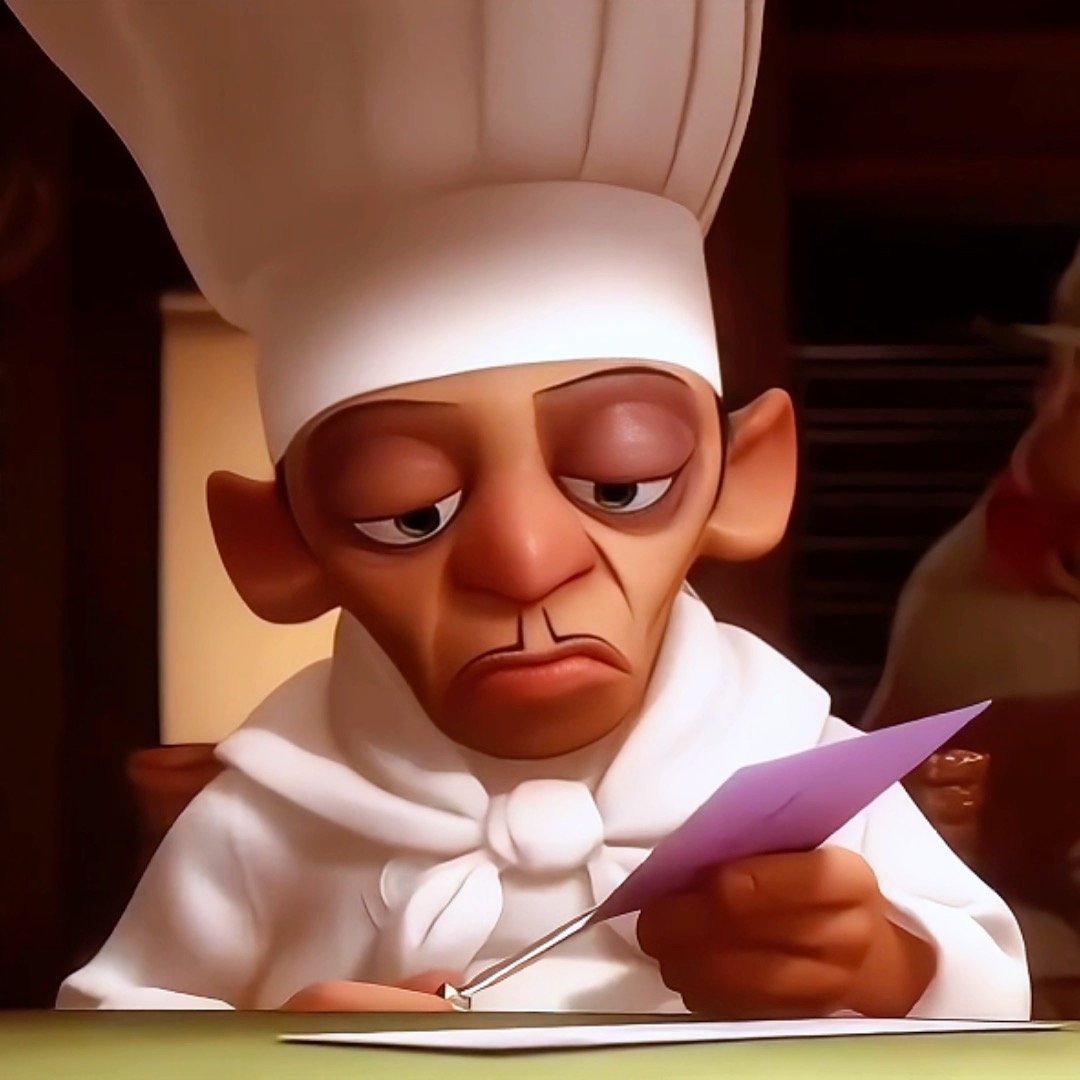 The image depicts an animated chef with a stern expression, wearing a tall white hat and neckerchief, intensely writing on paper with a pen—evoking urgency and precision. It visually reinforces the post's message about acting quickly before the TIFT registration deadline closes.