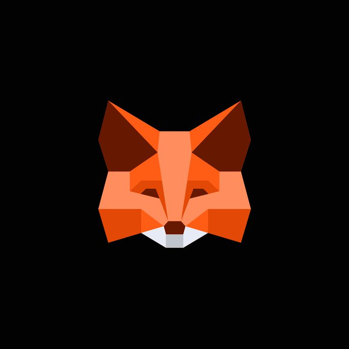 A geometric, low-poly illustration of an orange fox face—the MetaMask fox mascot—set against a black background, visually representing the crypto wallet provider mentioned in the security alert.