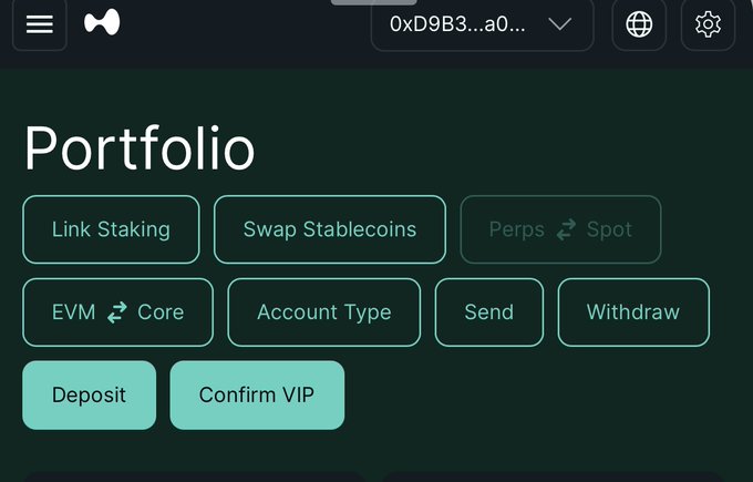 A screenshot of a crypto wallet interface displaying a "Portfolio" page with a wallet address starting in "0xD9B3..." and buttons including Link Staking, Swap Stablecoins, Deposit, and Send. The image ties into the caption's "check your wallets" theme by showing the exact dashboard users would open to verify their holdings.