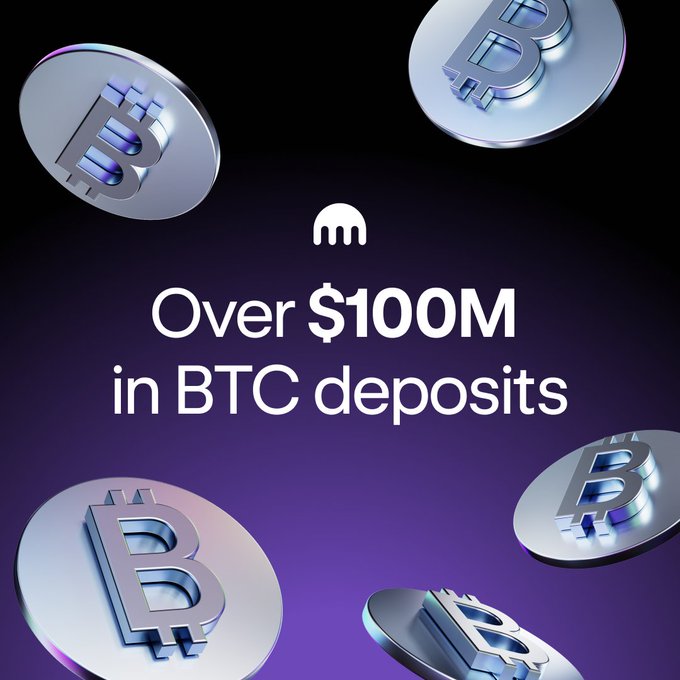 The image shows four differently colored Bitcoins with varying values ranging from 0.49 to 1.0 Bitcoin tokens falling towards a black background, indicating that they are being deposited into an cryptocurrency vault or exchange for use as digital assets.