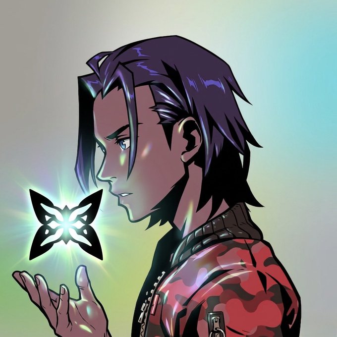 The image features an illustration of a man with long hair wearing a red jacket holding a butterfly-shaped object or symbol. The caption below the image reads "gQuip all fam, @quipnetwork feels like one of those projects where the first reaction is to underestimate it because the premise sounds too broad". This means that the creator of this project might have initially thought that their work would be easily understood and appreciated by everyone, but upon closer inspection, they realize there are some aspects that need further explanation or elaboration.
