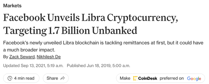 The main focus of the image is a screenshot of a social media post or webpage containing news related to Facebook, Libra, Bitcoin, andCryptocurrency. The title "Social Media Post" suggests that this content originates from an online source on Facebook, possibly providing information about recent developments in the world of cryptocurrency. However, the specific details of the content are not clearly visible in the image, so it is difficult to determine the exact topic or relevance of the post to the Bitcoin and Cryptocurrency discussion.