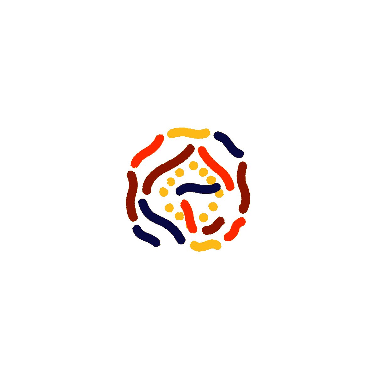 The image features a white background with a circle of multicolored lines and dots arranged in a spiral pattern. The text "After @GLiFSbyEfdot gets to 1000 followers, we will give away 3 GTD spots." is present within the image. This suggests that there might be an online community or social media platform related to the content displayed on this image.