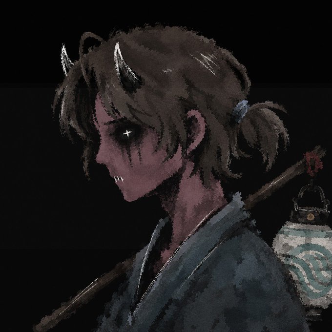 The image features a woman with long brown hair, dressed in a blue robe or kimono, holding a lantern. The background of the image is black, which contrasts with the woman's attire. There are also horns visible on her head, adding to the eerie atmosphere of the scene. The post includes text that reads "I'm giving away 10 GTD for @the_demoonz 1666 ITEMS - Follow @xmartsol & @the_demoonz - Like + RT this post - Drop your address Winners will be announced in 24 hours." This suggests that there is a contest or giveaway going on, and the woman's participation could potentially lead to her winning some items.