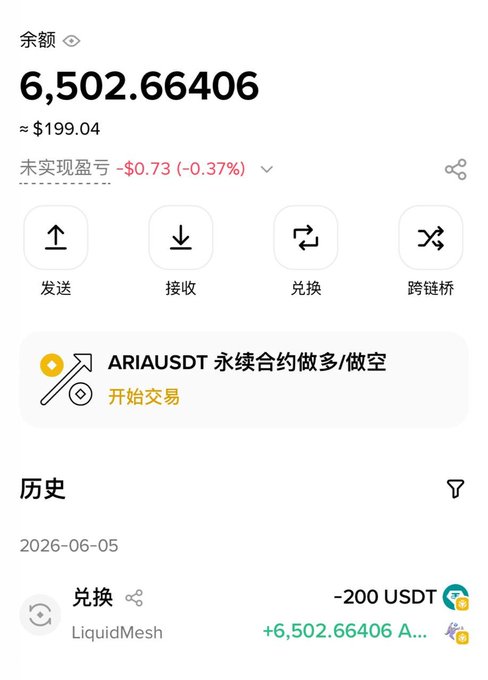 "群友说昨天暴跌的时候,有大户抄底了aria 我也跟风买了200刀 就当山町东群产生了大桢研化". This image seems unrelated to the post. Keep focusing on what is in the image and how it relates to the post, but be aware that there may be some distractions in the image description.