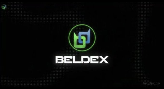 A logo featuring interlocking green and blue shapes with the text 'BELDEX' in white beneath it on a dark background.