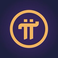 The image displays the Pi Network logo, featuring a stylized gold "π" symbol enclosed in a circle against a purple background. The post uses this recognizable Pi Network branding to draw a parallel, encouraging viewers who missed Pi Network's early phase to consider SCALE Network as a similar early-stage opportunity.