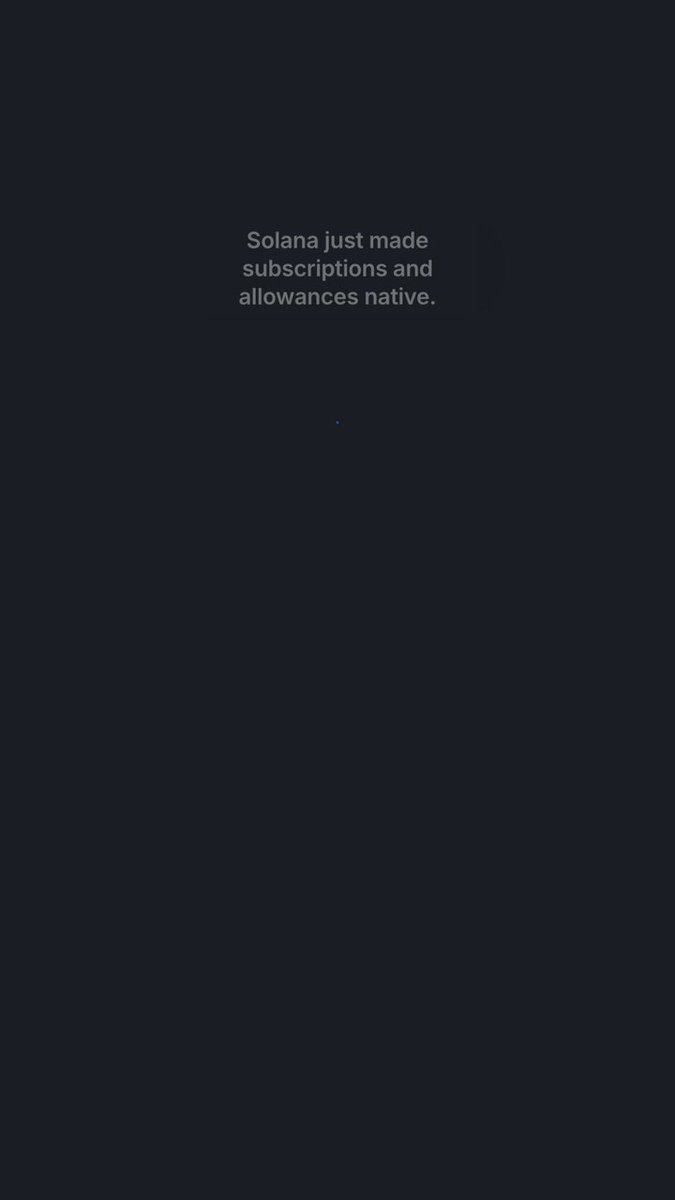 The image features a poster with text that reads "Solana just made subscriptions and allowances native this week. So I caught one landing on mainnet, decoded live off Chainstacks' Yellowstone Geyser. The catch: the events aren'e in the tx logs, they're self-CPI inner instructions.". This poster seems to be related to cryptocurrency or a similar theme, with an overlay of text about Solana making native and transactions occurring on the mainnet.