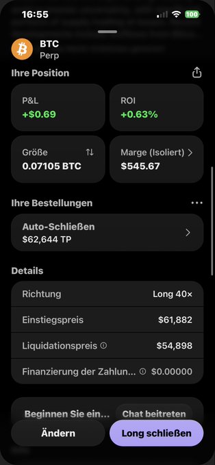 The image shows an iPhone screen displaying information about Bitcoin trading. The screen has a black background with white text that provides details about the current status of the Bitcoin trade. There are several options available, including buying or selling Bitcoins at different prices. The user can also view transaction history and other relevant data to make informed decisions about their investment in Bitcoin.