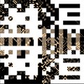 A low-resolution pixelated sprite sheet of a character sprite, likely from a retro video game, shown in various poses.